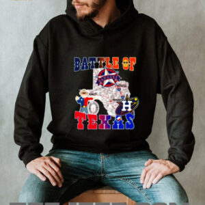 Map Houston Astros Vs Texas Rangers Battle Of Texas Shirt