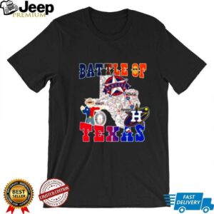 Map Houston Astros Vs Texas Rangers Battle Of Texas Shirt