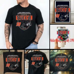 Martin Truex Jr Joe Gibbs Racing Team Collection Antler Tri Blend T Shirt