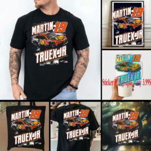 Martin Truex Jr Joe Gibbs Racing Team Collection Bass Pro Shops Patriotic T Shirt
