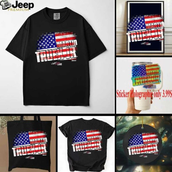 Martin Truex Jr Joe Gibbs Racing Team Collection Flag T Shirt