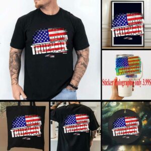 Martin Truex Jr Joe Gibbs Racing Team Collection Flag T Shirt