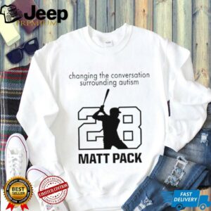 Matt Pack Atlanta Braves Autism Awareness shirt
