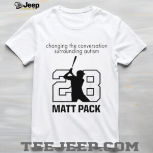 Matt Pack Atlanta Braves Autism Awareness shirt