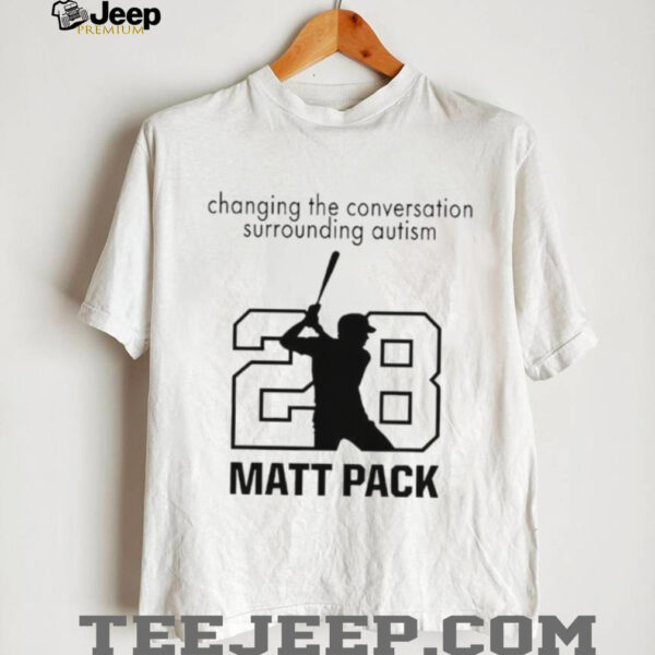 Matt Pack Atlanta Braves Autism Awareness shirt