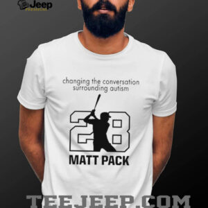 Matt Pack Atlanta Braves Autism Awareness shirt