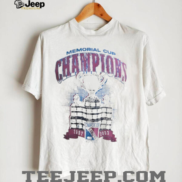Memorial cup champions Kitchener Rangers 2002 2003 shirt