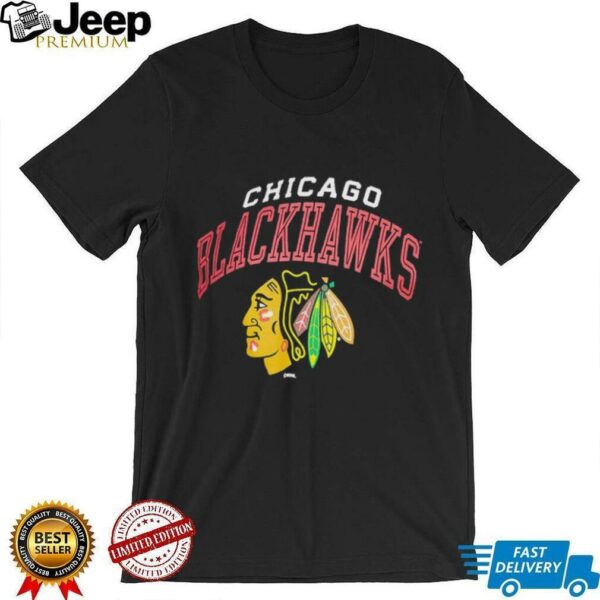 Men’s Champion Black Chicago Blackhawks Primary Logo T Shirt