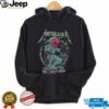 Metallica Flaming Rebel Skull T Shirt