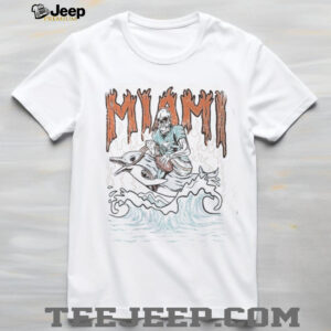 Miami Dolphin Football Skull Vintage Shirt