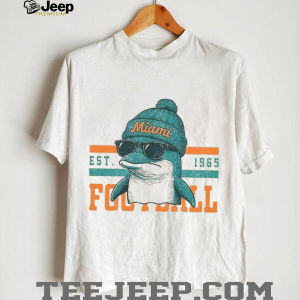 Miami Dolphin Football Vintage Sports Shirt