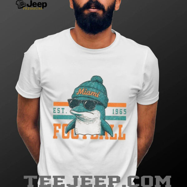 Miami Dolphin Football Vintage Sports Shirt