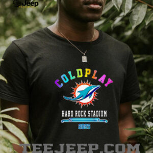 Miami Dolphins X Coldplay Special Edition 2025 T Shirt