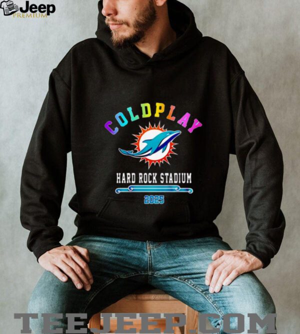 Miami Dolphins X Coldplay Special Edition 2025 T Shirt