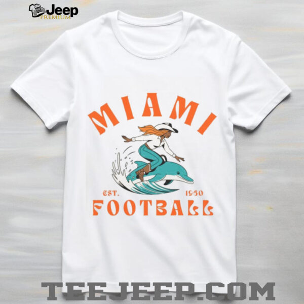 Miami Football Est. 1960 Dolphin Gameday Shirt