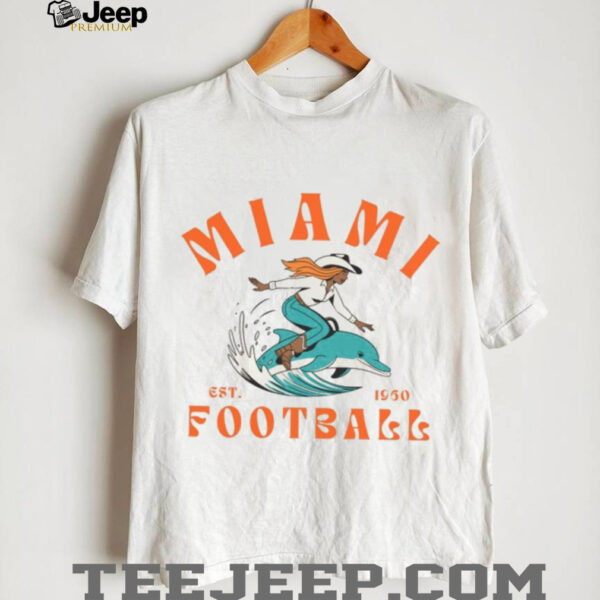 Miami Football Est. 1960 Dolphin Gameday Shirt