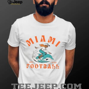 Miami Football Est. 1960 Dolphin Gameday Shirt