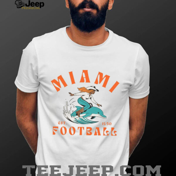 Miami Football Est. 1960 Dolphin Gameday Shirt