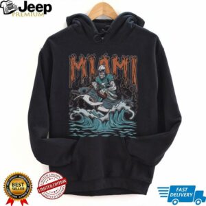 Miami Football Skull Vintage Fan Football Game Day Unisex Shirt