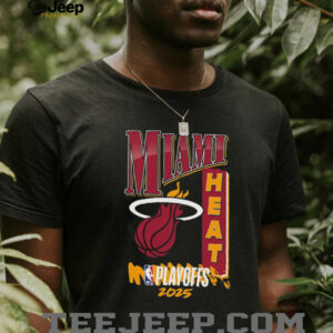 Miami Heat Black 2025 NBA Playoffs Hype T Shirt