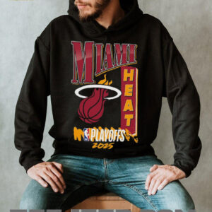 Miami Heat Black 2025 NBA Playoffs Hype T Shirt