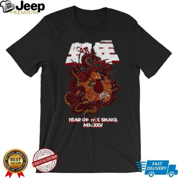 Miami Heat NBALab x Hyperfly Heather Black Year of the Snake Lunar New Year Collection T Shirt
