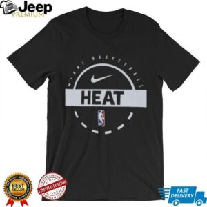Miami Heat Nike Black Authentic Practice T Shirt