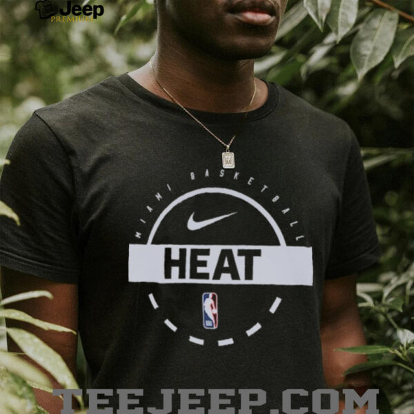Miami Heat Nike Black Authentic Practice T Shirt