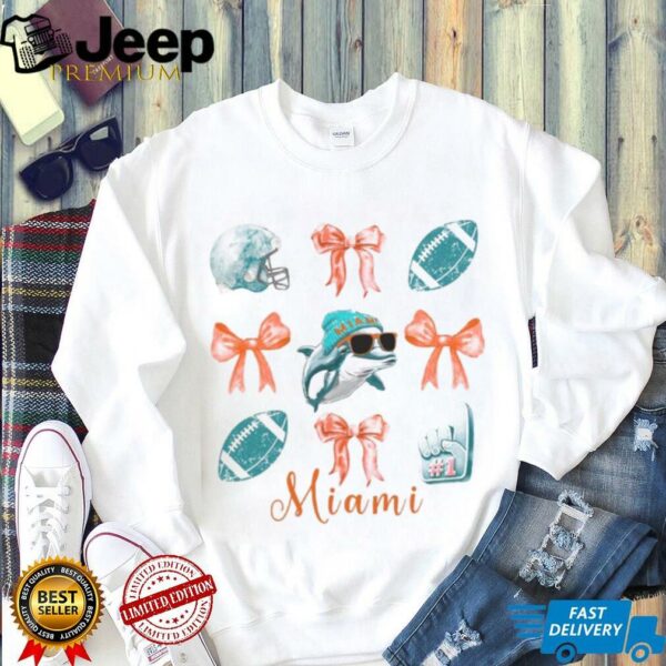 Miami Vintage Football Game Day Coquette Shirt