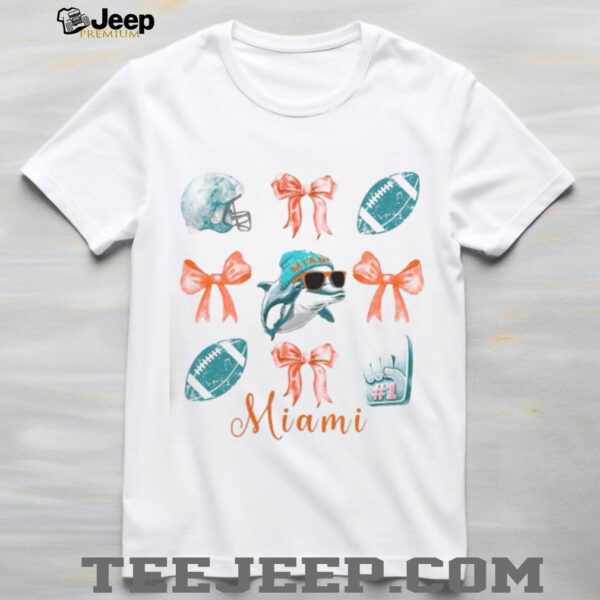 Miami Vintage Football Game Day Coquette Shirt