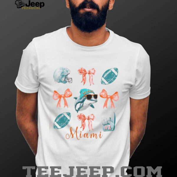 Miami Vintage Football Game Day Coquette Shirt