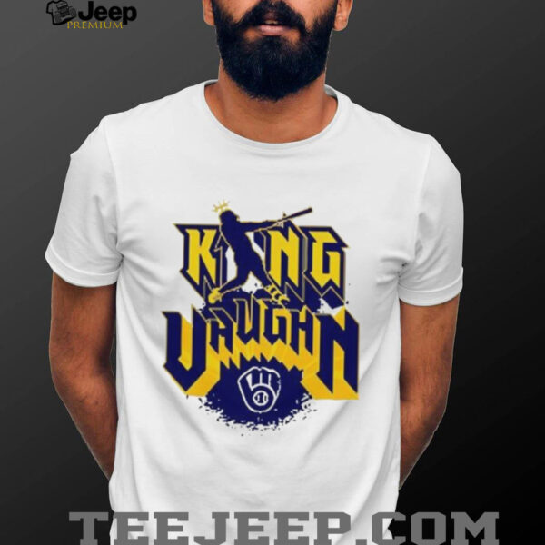 Milwaukee Brewers Andrew Vaughn King Vaughn Aug 26 2025 game shirt