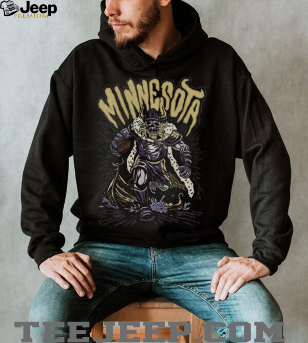 Minnesota Football Skull Vintage Shirt