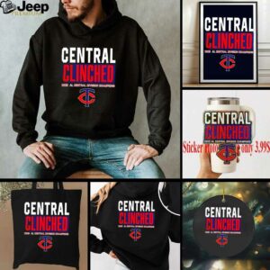 Minnesota Twins Playoffs Clinched AL Central Division Champions 2025 shirt