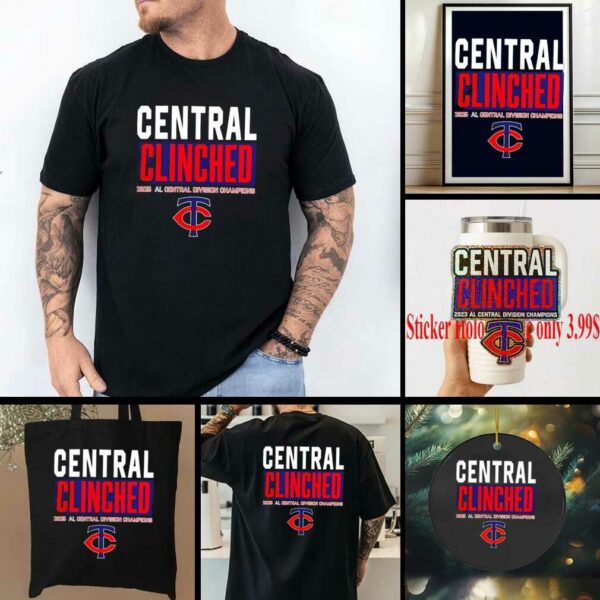 Minnesota Twins Playoffs Clinched AL Central Division Champions 2025 shirt