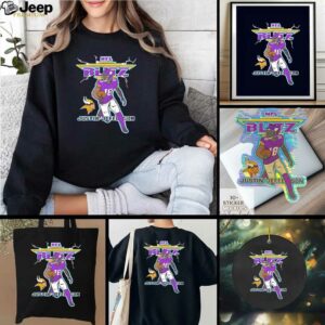 Minnesota Vikings NFL Blitz Justin Jefferson Football Shirt