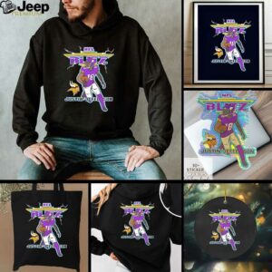 Minnesota Vikings NFL Blitz Justin Jefferson Football Shirt