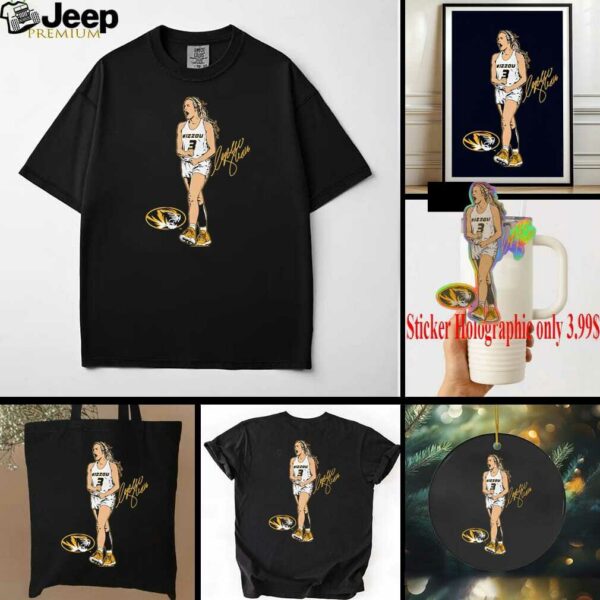 Missouri Basketball Sophie Cunningham Superstar Pose signature shirt