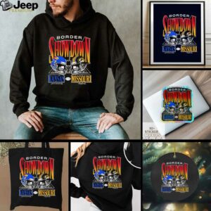 Missouri Tigers vs Kansas Jayhawks 2025 Border Showdown helmet shirt
