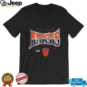Mitchell & Ness Black New York Knicks Worldwide Collection Glow...