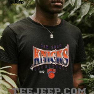 Mitchell & Ness Black New York Knicks Worldwide Collection Glow...