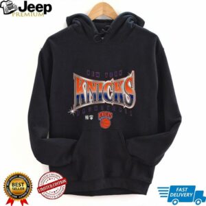 Mitchell & Ness Black New York Knicks Worldwide Collection Glow Up T Shirt