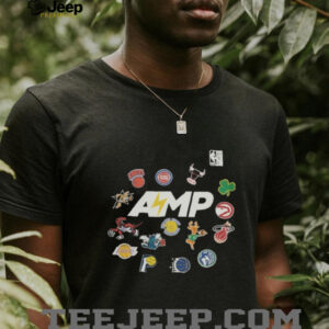Mitchell & Ness x NBA x AMP Black T Shirt