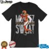 Chicago Bears Stripe Splash Franklin Throwback T Shirt