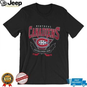 Montreal Canadiens Established 1909 Team Logo Graphic T Shirt