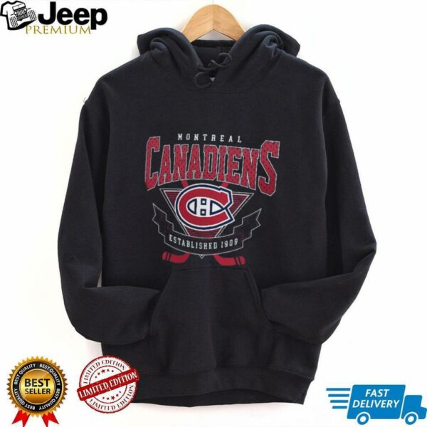 Montreal Canadiens Established 1909 Team Logo Graphic T Shirt