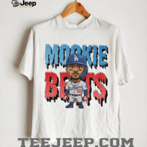 Mookie Betts cartoon LA Dodgers shirt