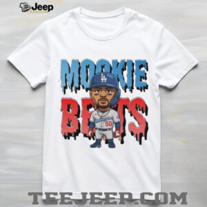 Mookie Betts cartoon LA Dodgers shirt