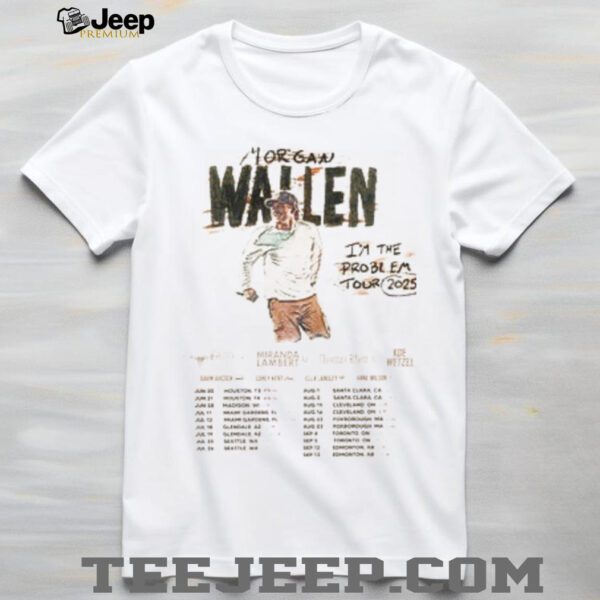 Morgan Wallen I’m The Problem Tour 2025 Concert Shirt