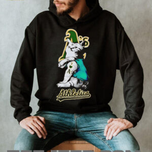 My cat loves Oakland Athletics shirt